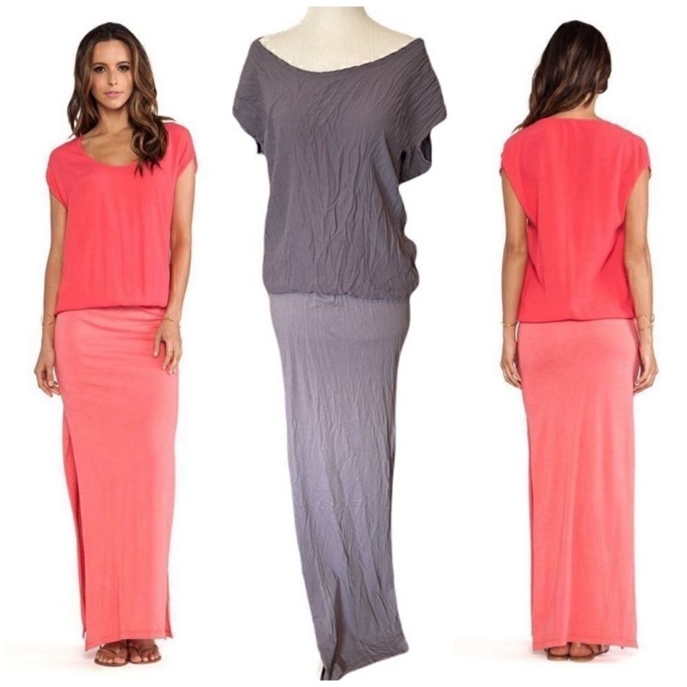 Monrow Contrast Maxi Dress